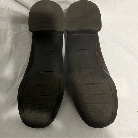 Heeled brown loafers - Picture 3 of 10